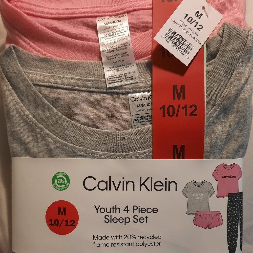 NWT Calvin Klein sleep set youth